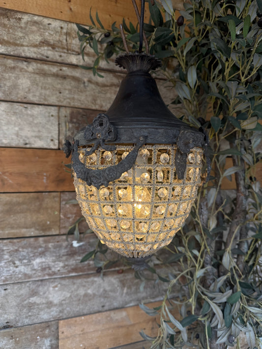 Small acorn chandelier