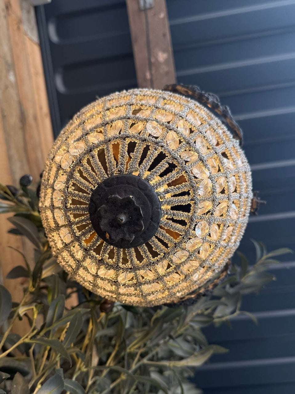 Small acorn chandelier