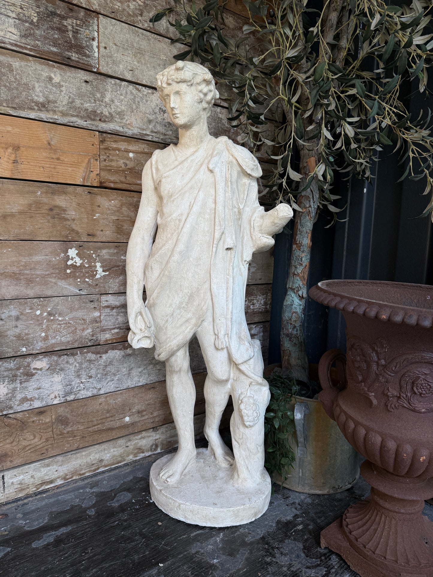 Classical Grand Tour style plaster statue