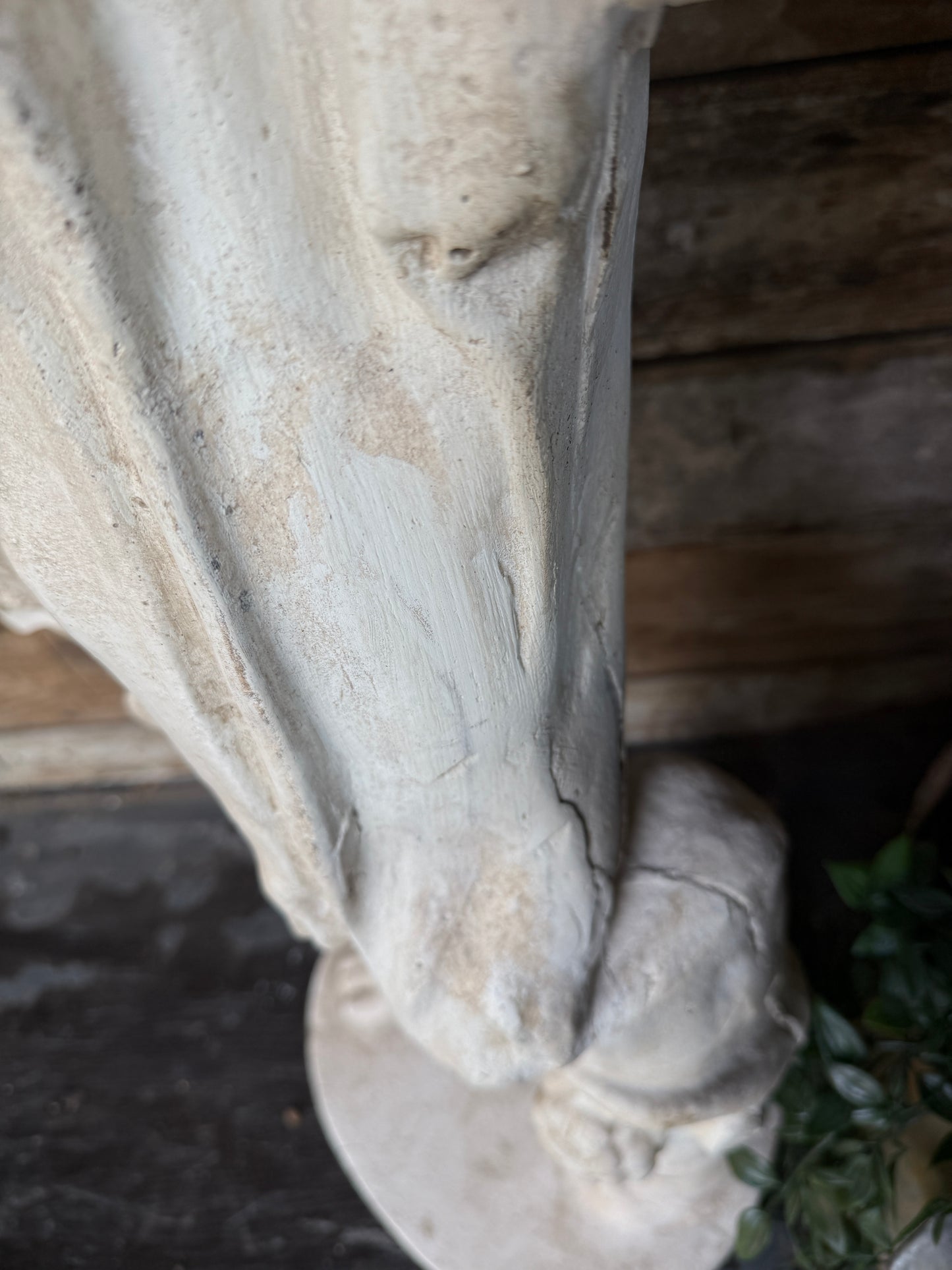 Classical Grand Tour style plaster statue