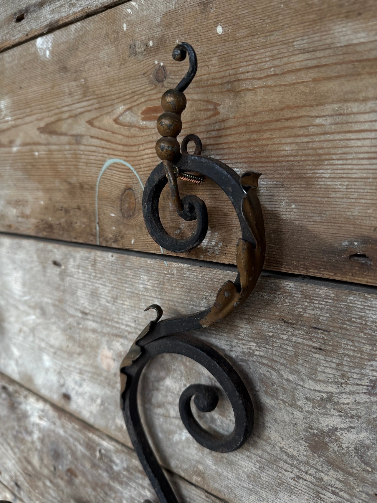 Pair of rustic wall sconces