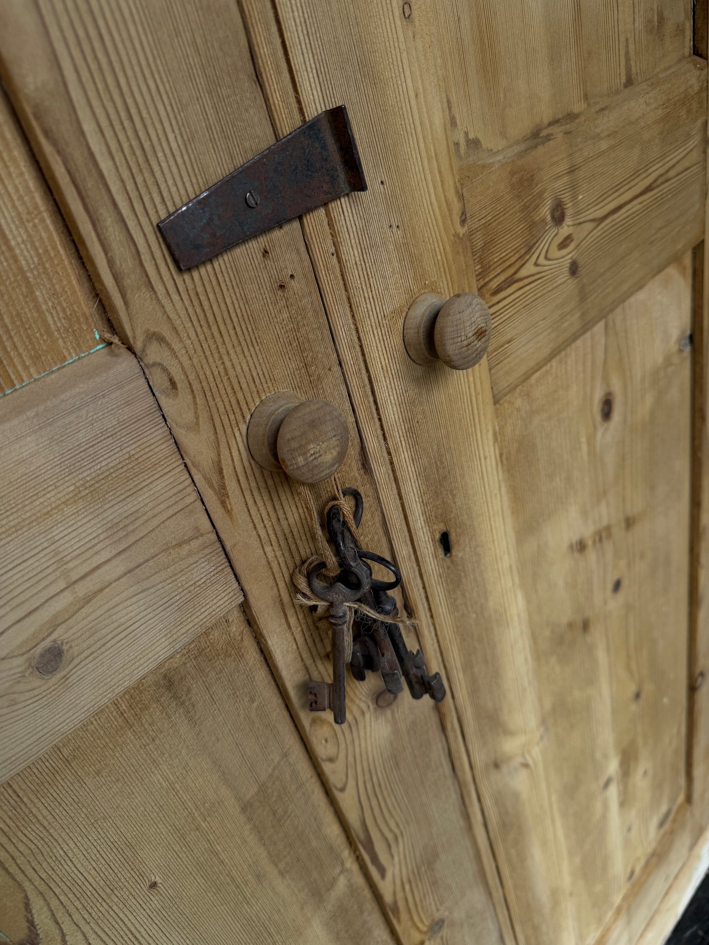 Antique pine housekeepers cupboard / pantry