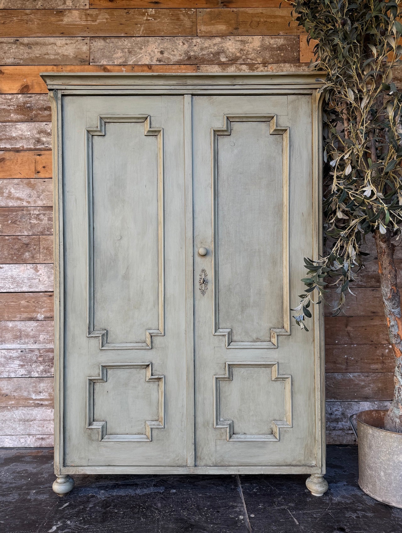 Handsome vintage cloaks cupboard