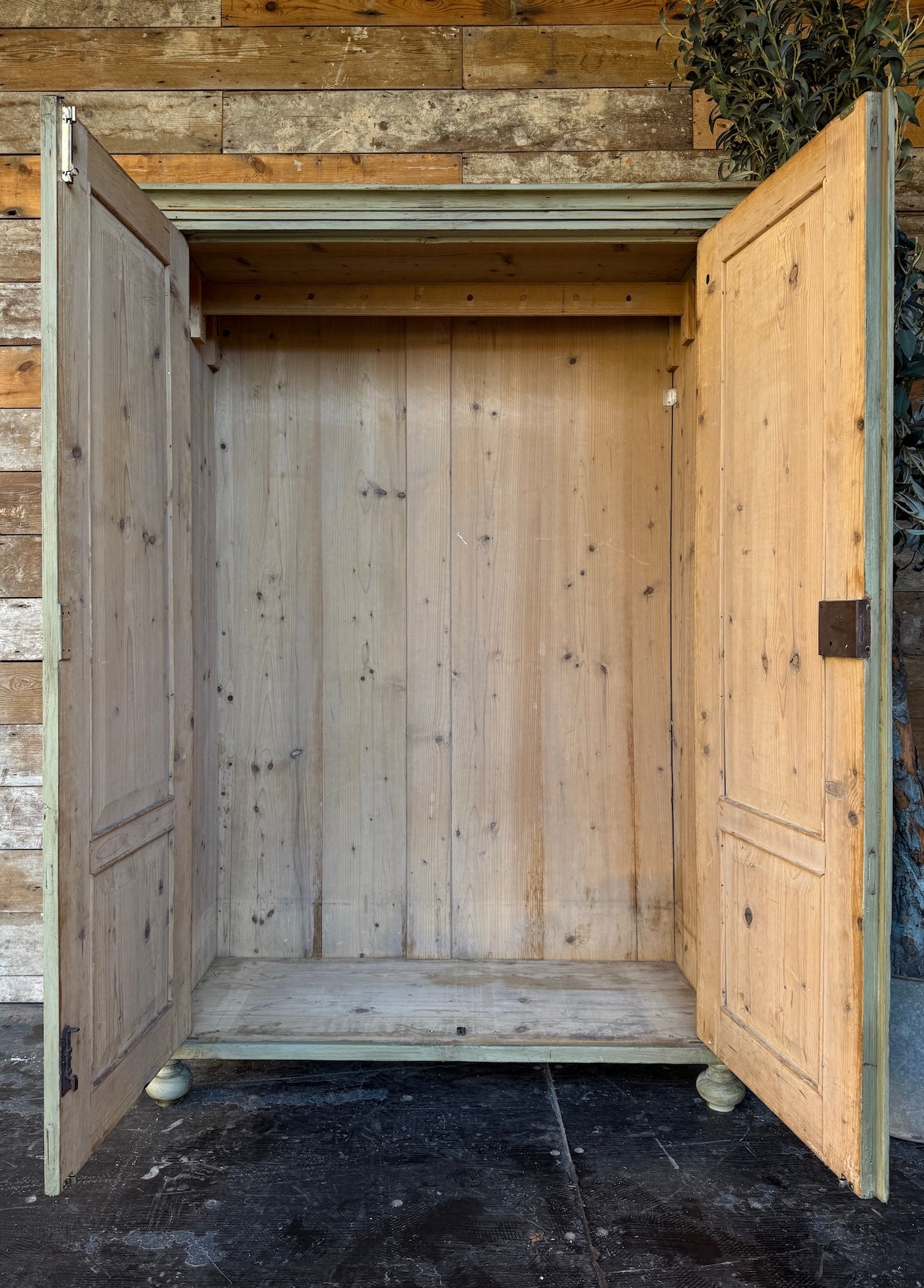 Handsome vintage cloaks cupboard