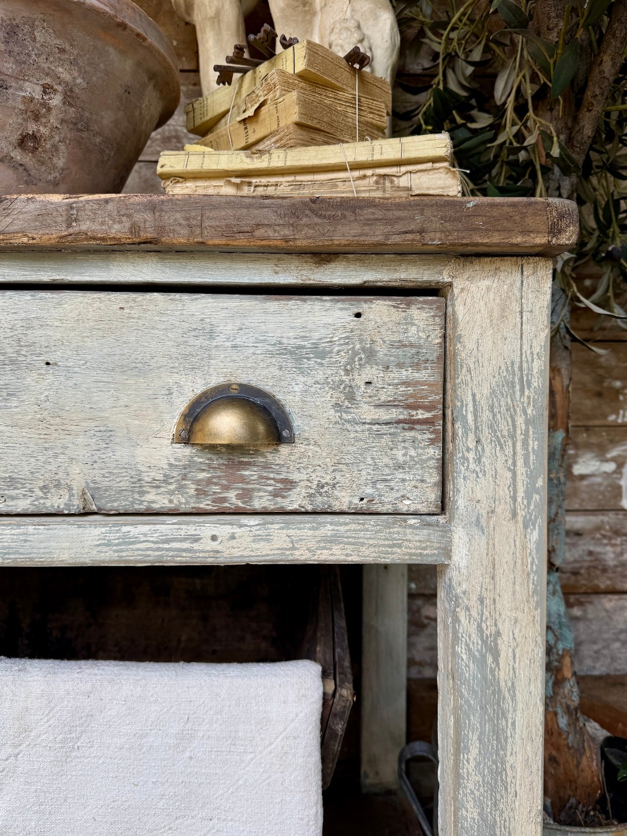 Bespoke reclaimed Prep Table / Kitchen Island