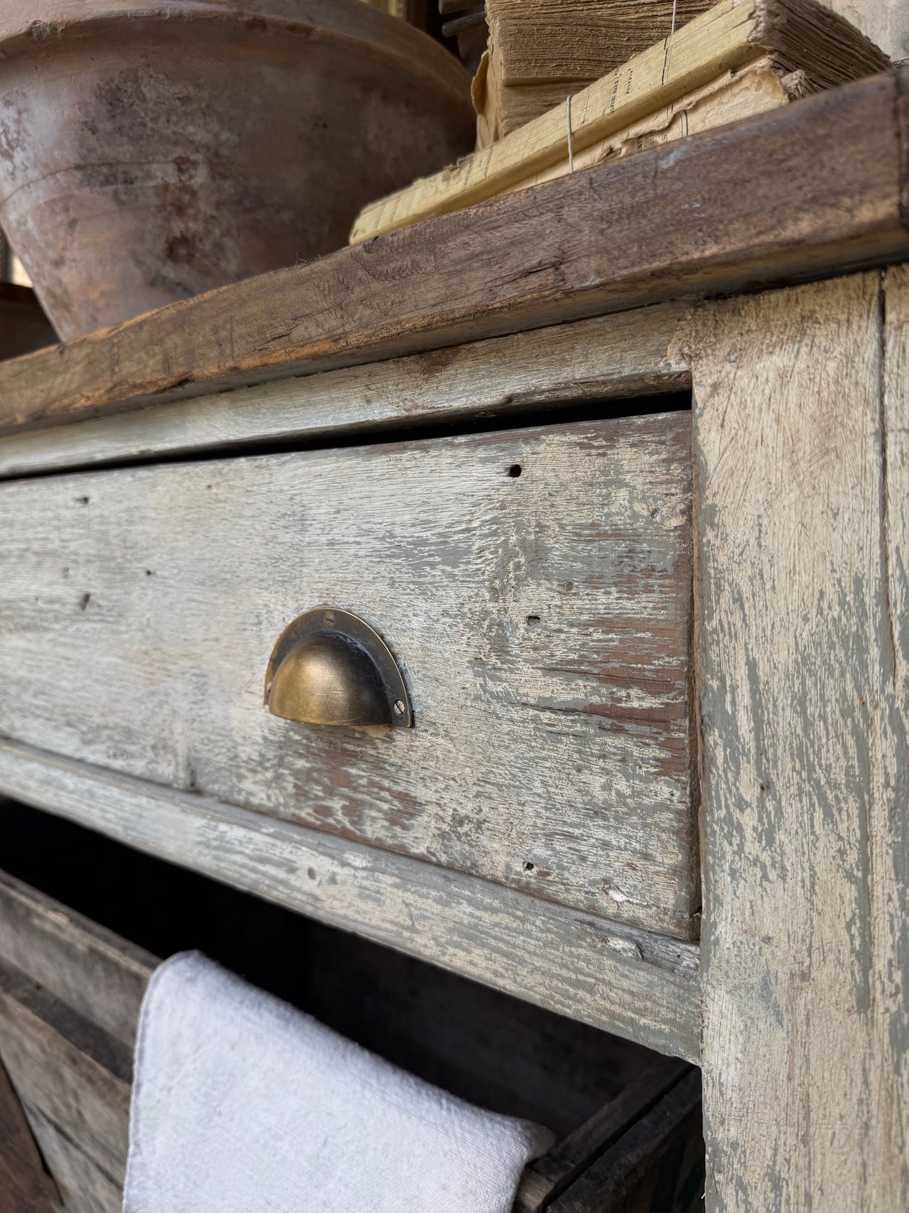 Bespoke reclaimed Prep Table / Kitchen Island