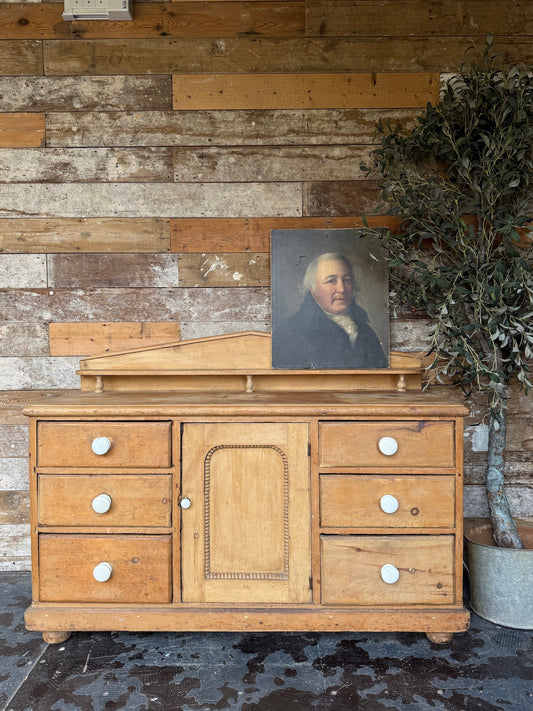 Rustic old pine sideboard