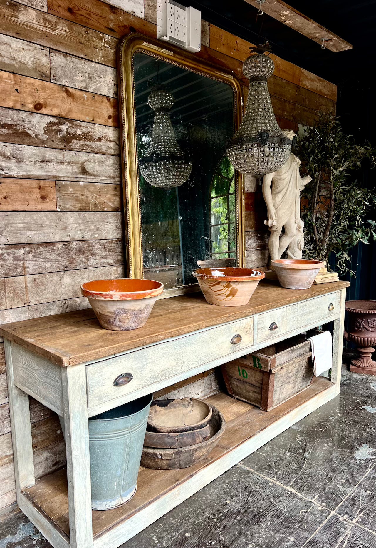 Reclaimed Prep Table