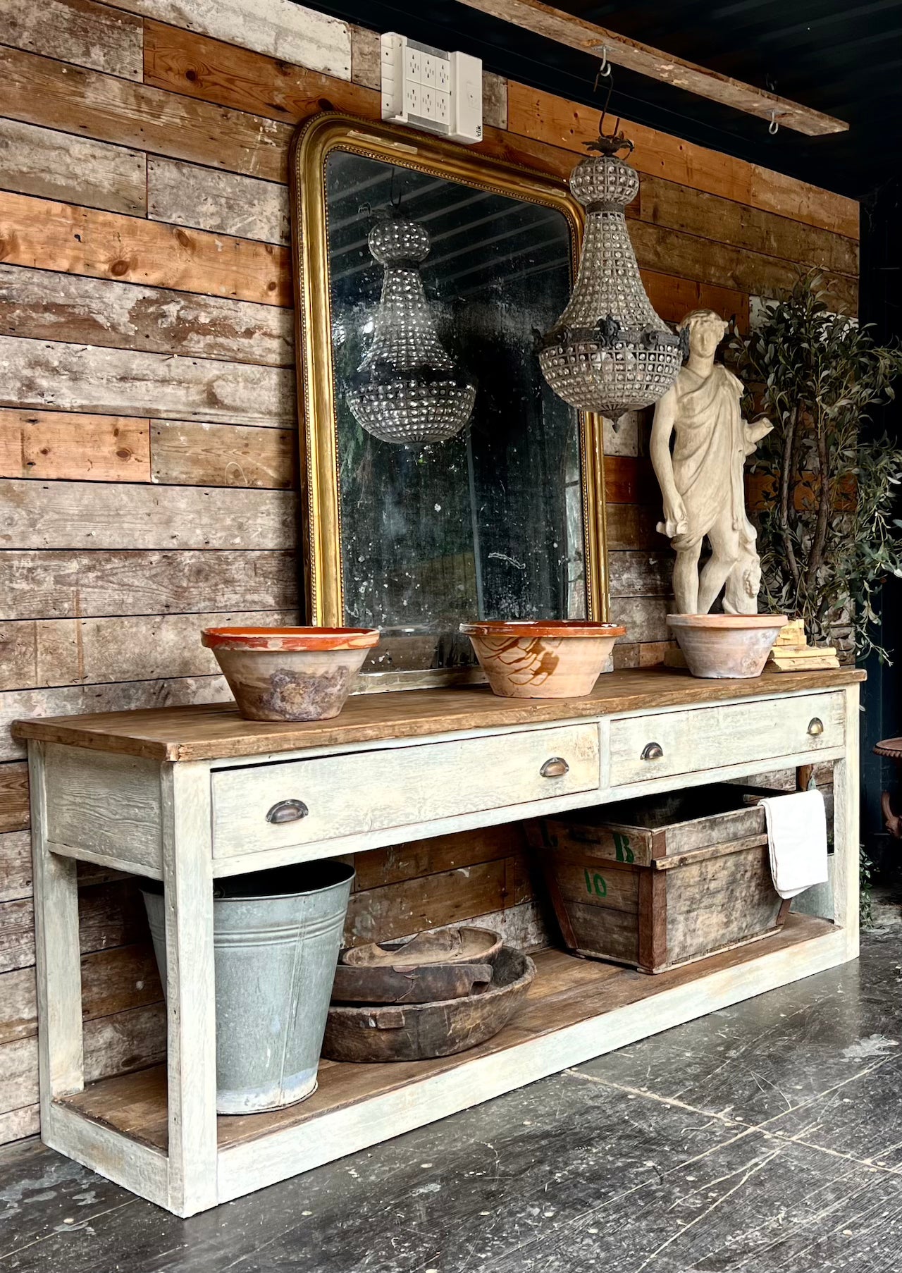 Reclaimed Prep Table