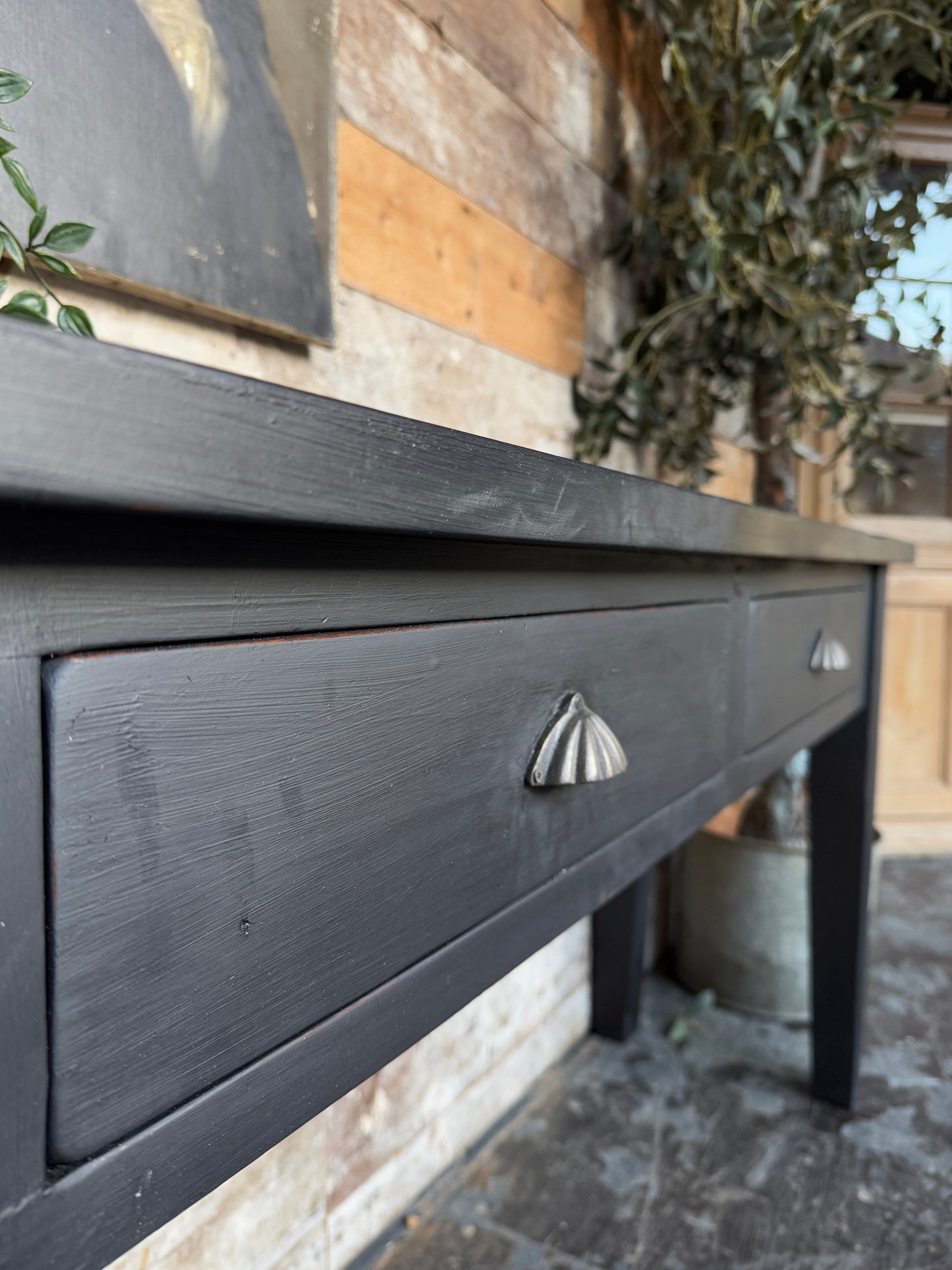 Lovely vintage painted console table