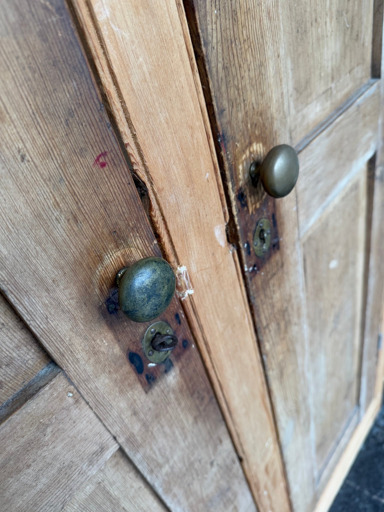 Old pine housekeepers cupboard - ideal pantry