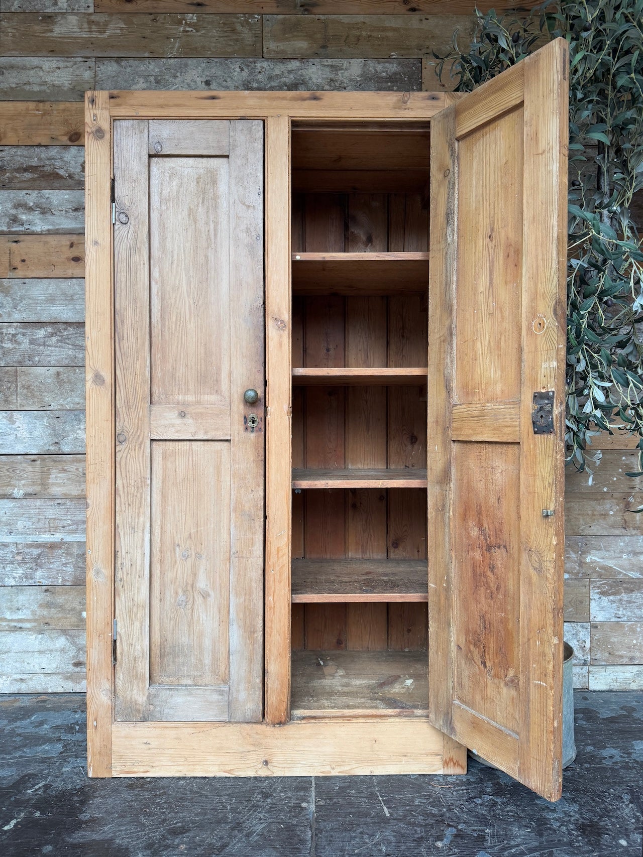 Old pine housekeepers cupboard - ideal pantry