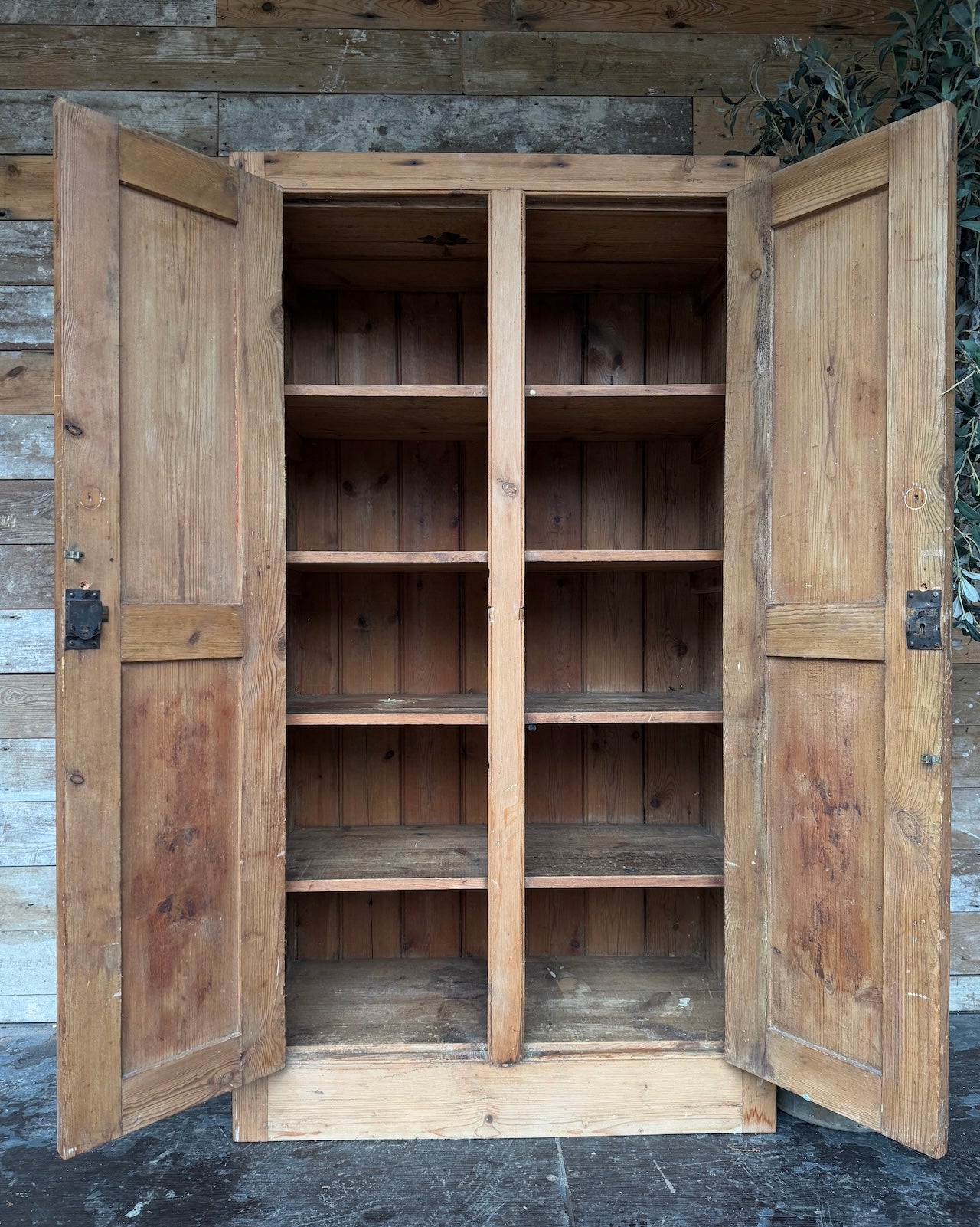 Old pine housekeepers cupboard - ideal pantry