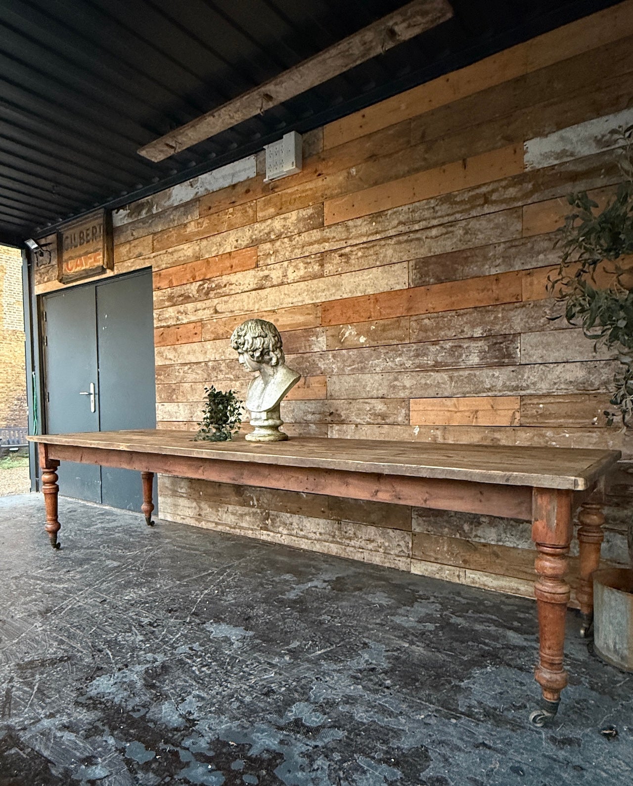 Gorgeous rustic, reclaimed 3.2 metre table