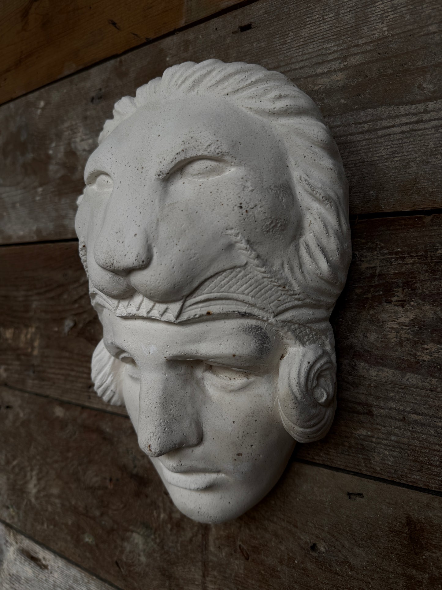 Plaster classical mask
