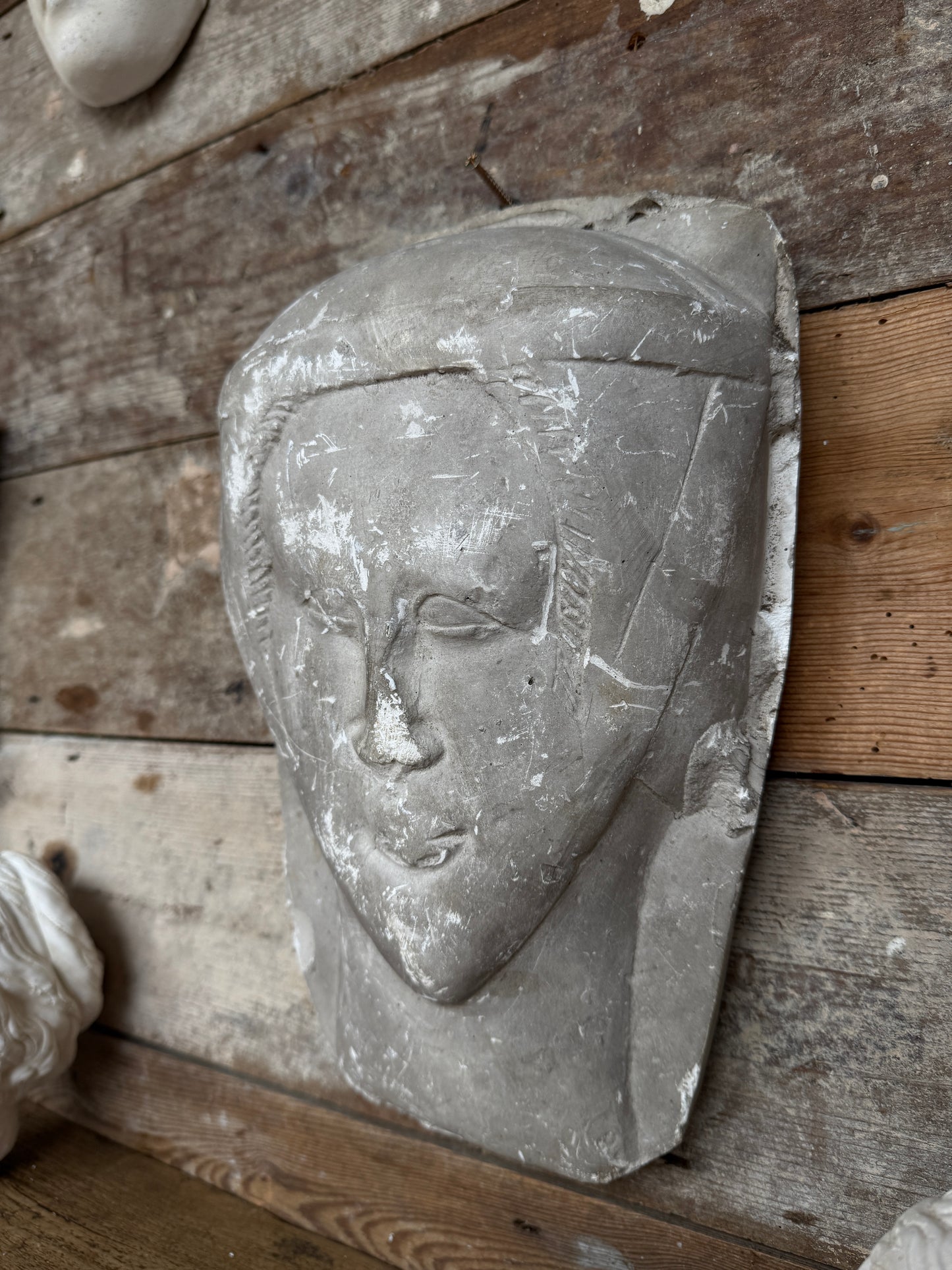 Antique Egyptian plaster relief