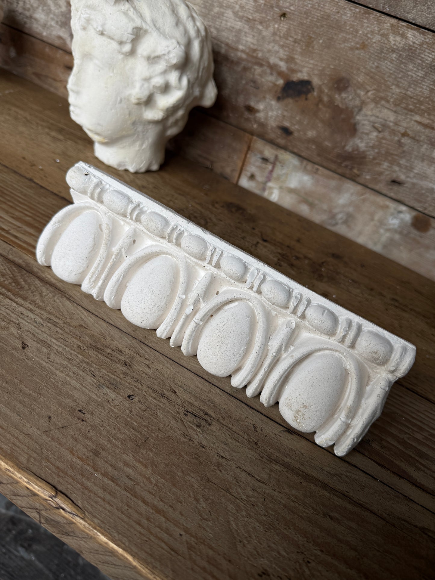 Architectural plaster fragment