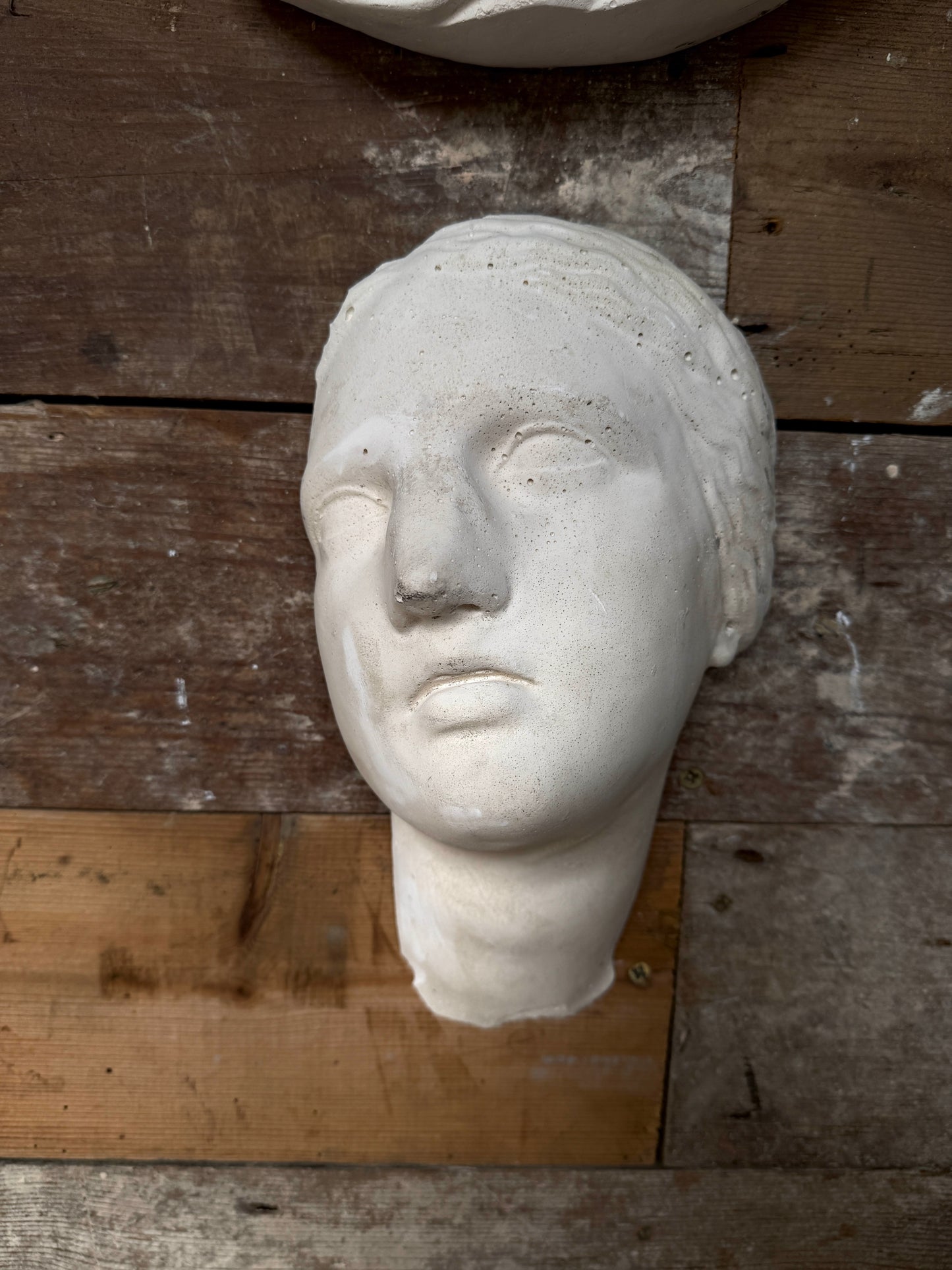 Plaster sculpture of a Greek female