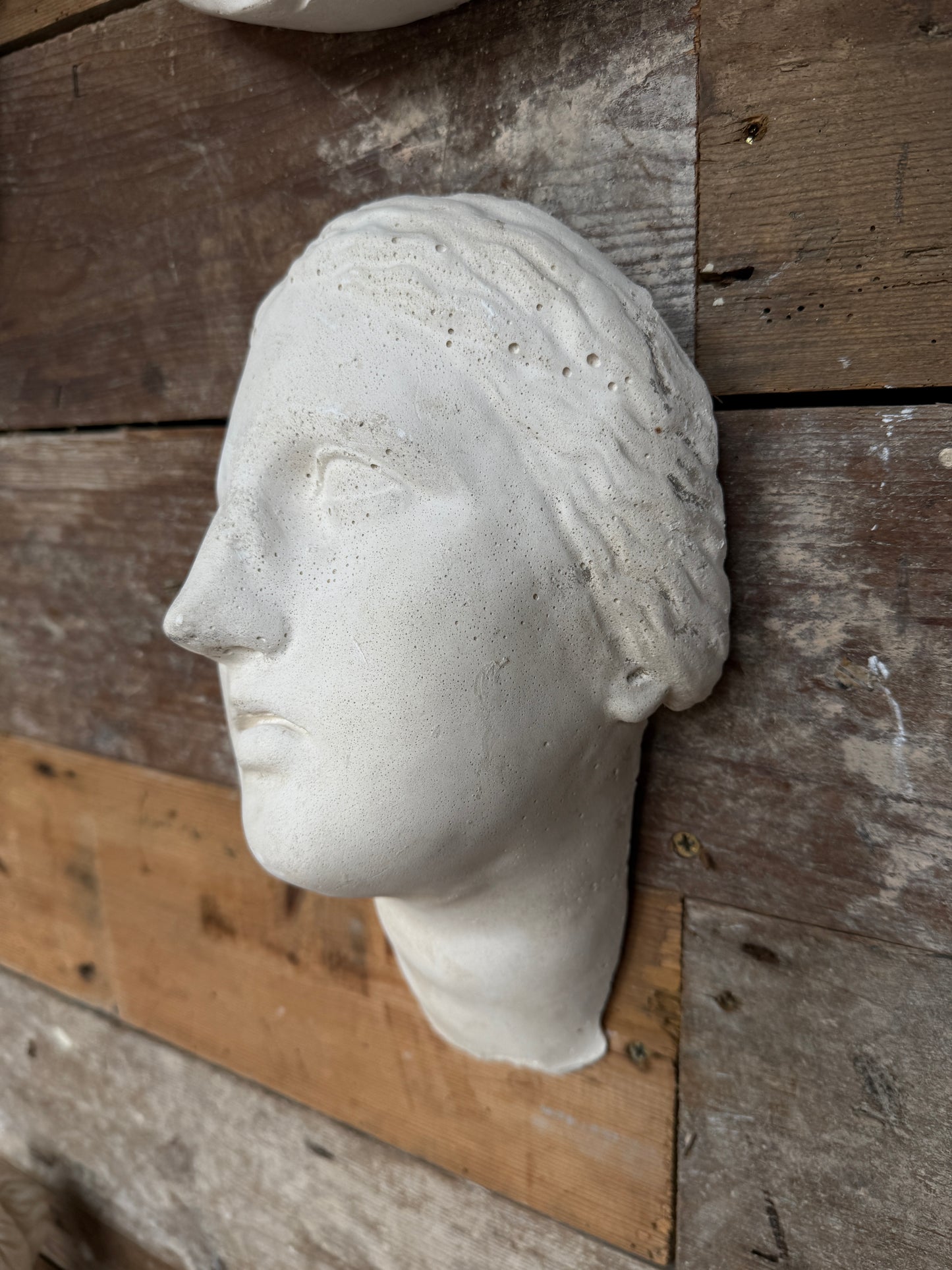 Plaster sculpture of a Greek female