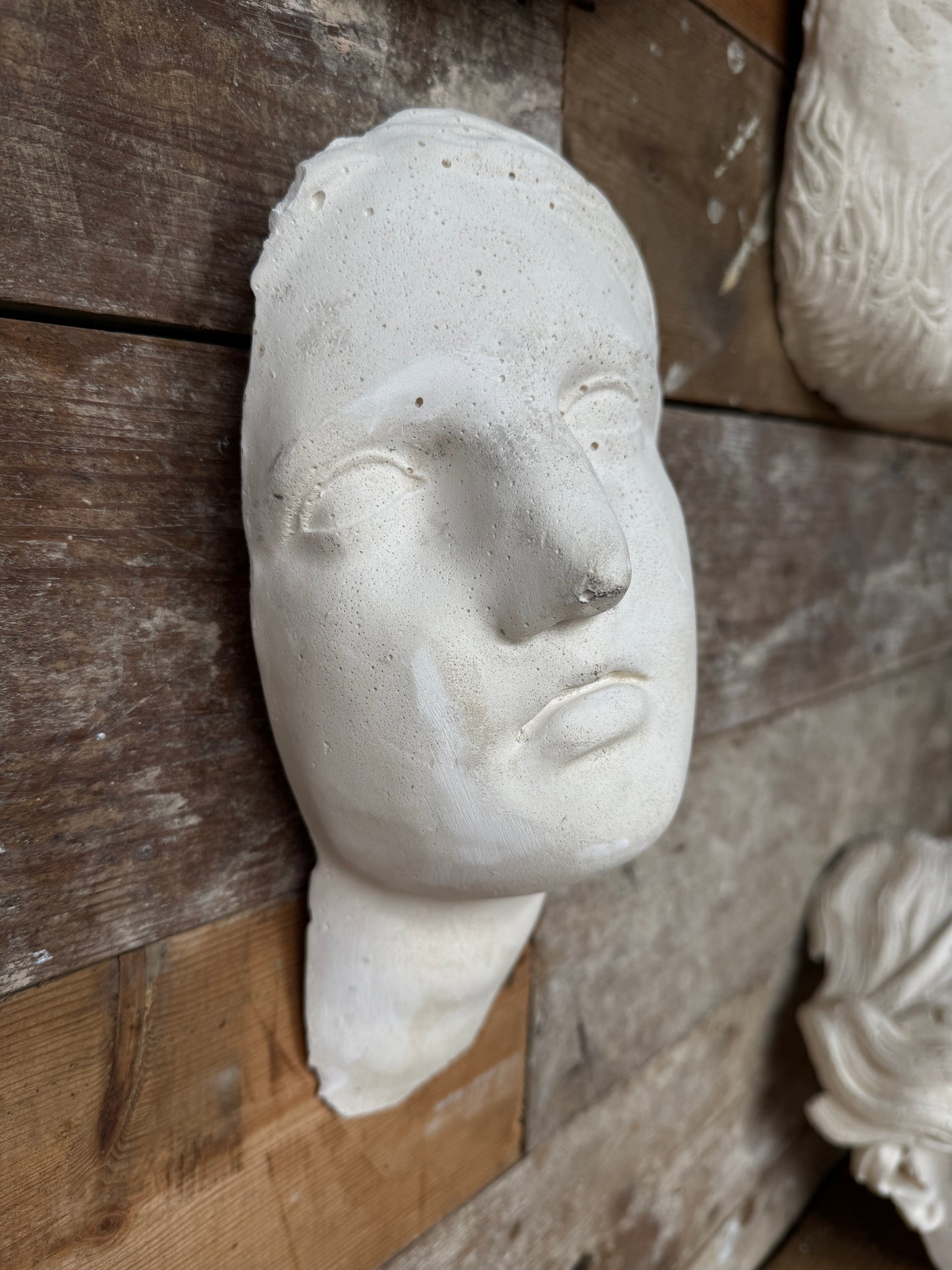 Plaster sculpture of a Greek female