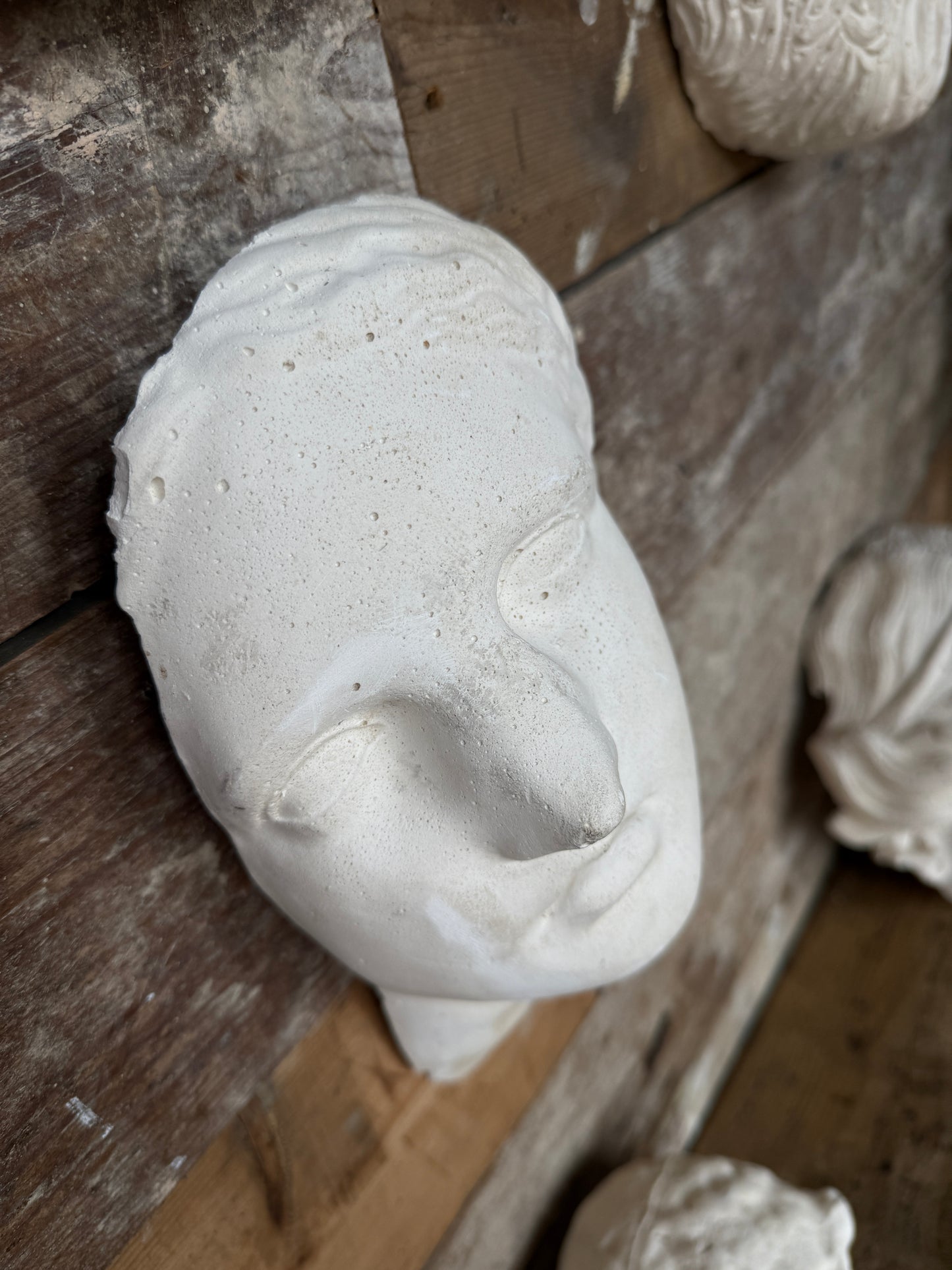 Plaster sculpture of a Greek female