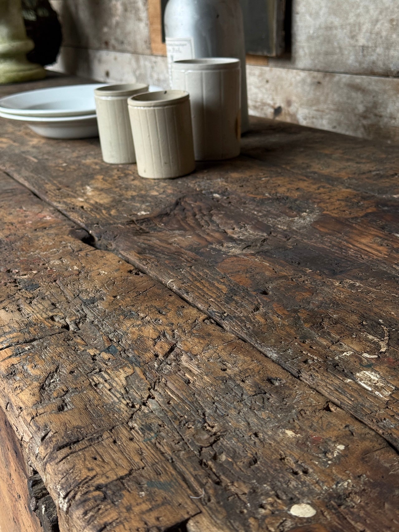 Fabulous, big ex workbench - superb kitchen island