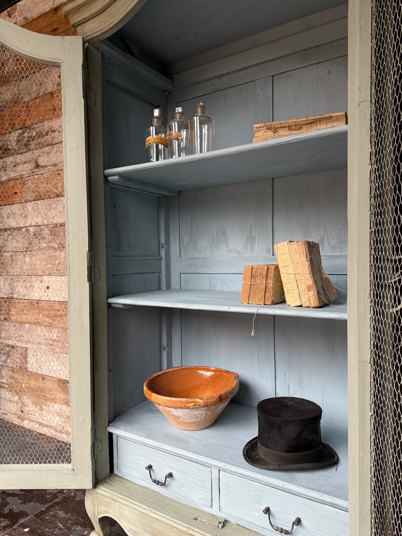 Lovely vintage painted armoire