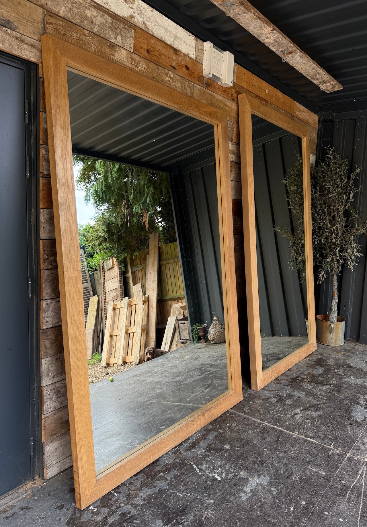 Huge Ash Leaner Mirror