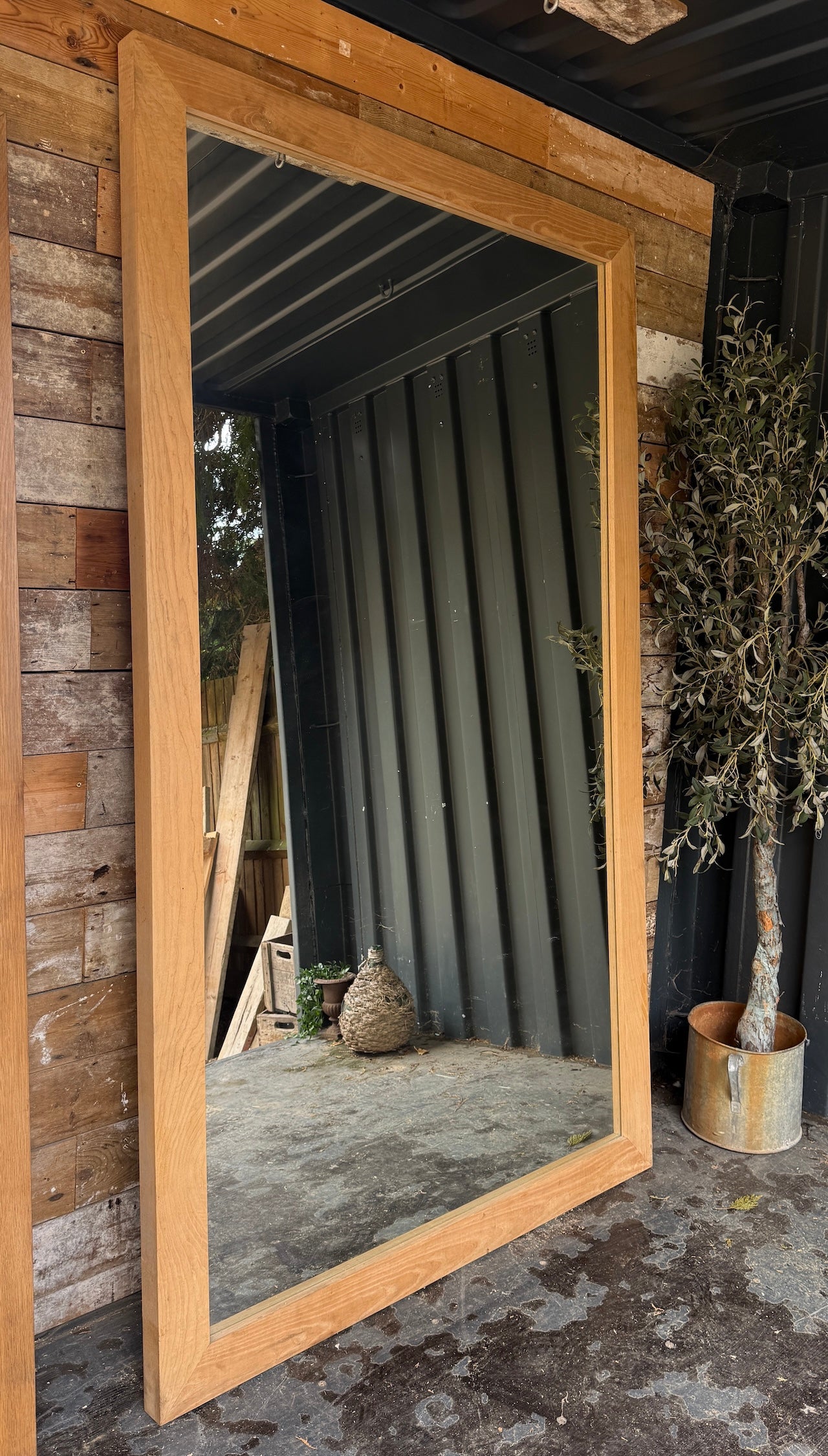 Huge Ash Leaner Mirror
