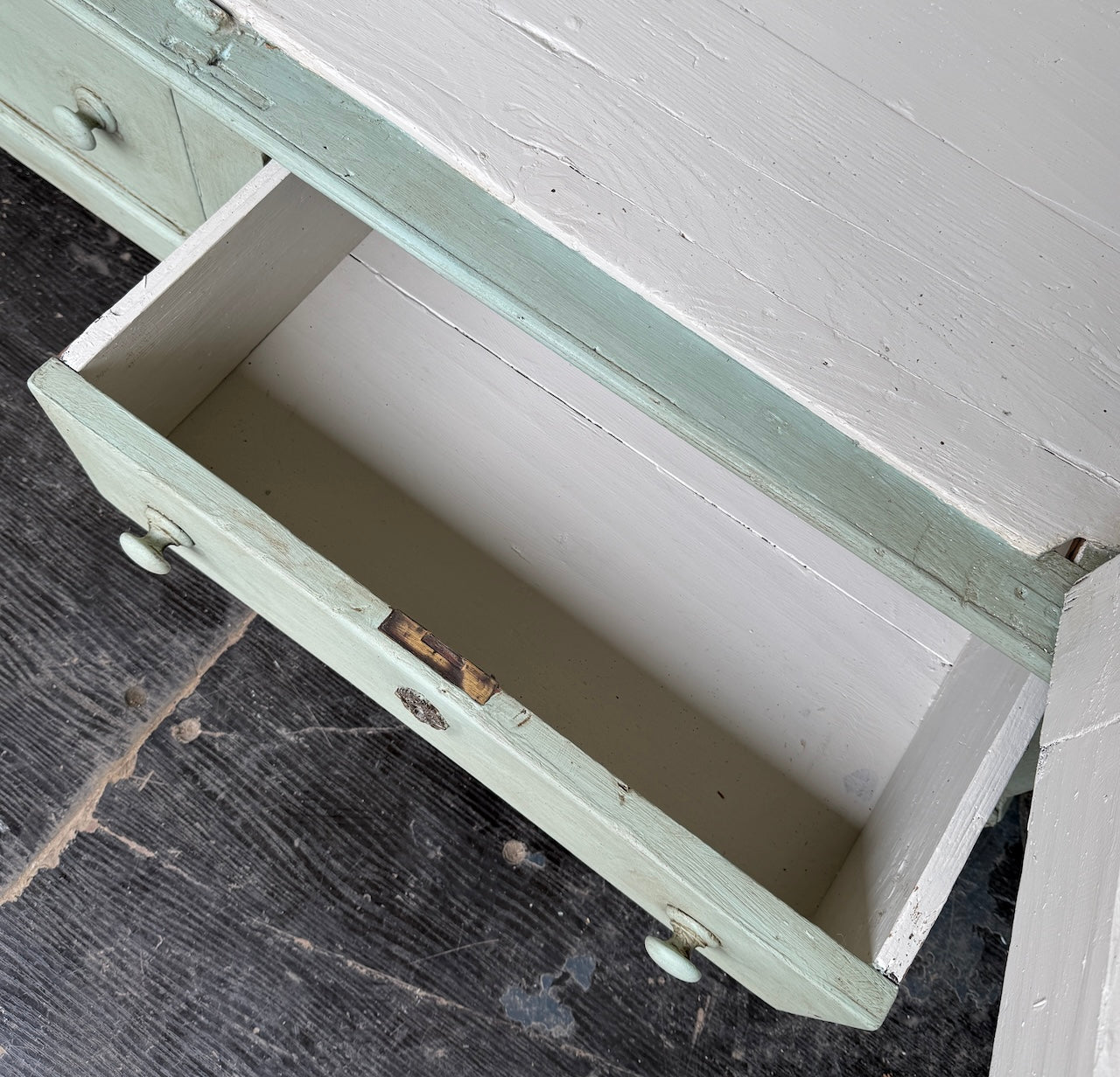 Handsome vintage knockdown wardrobe