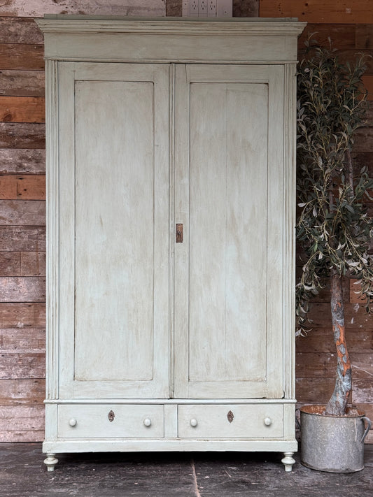 Handsome vintage knockdown wardrobe