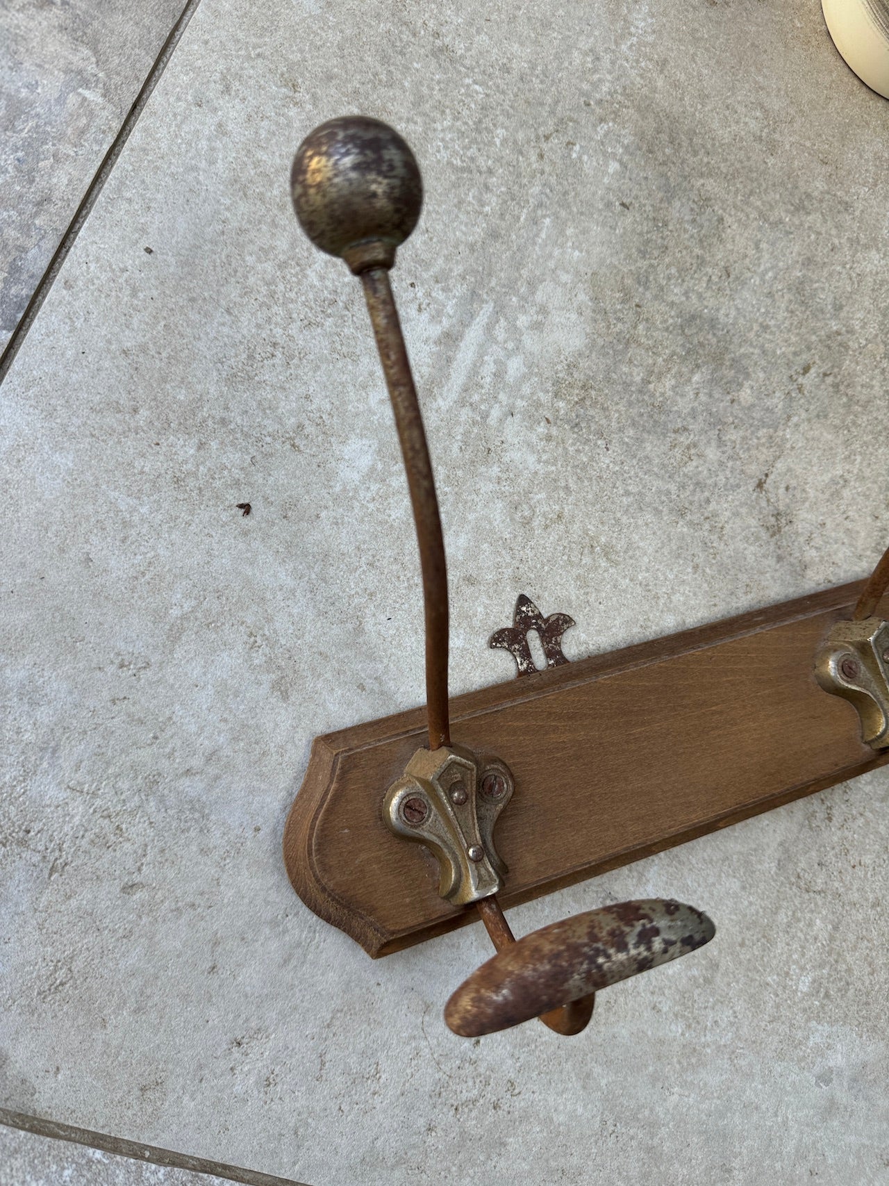 Antique French coat hooks