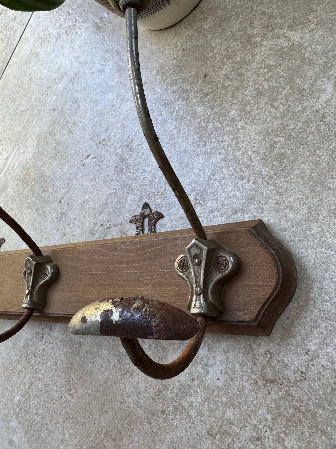 Antique French coat hooks