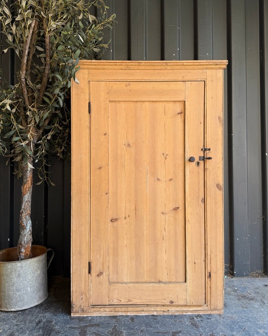 Small antique pine cupboard - ideal larder