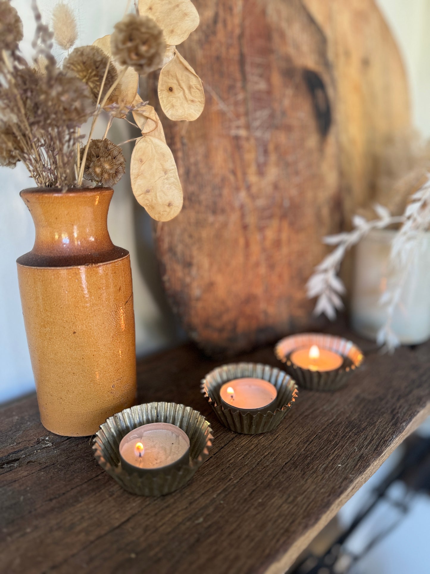 Pretty vintage fluted tart tins