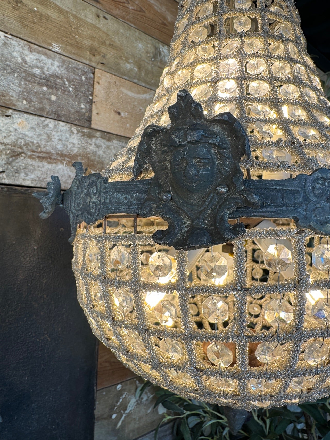 Small empire style chandelier