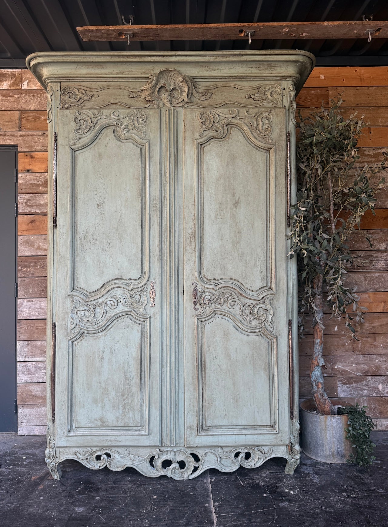 Antique French Louis XV style armoire