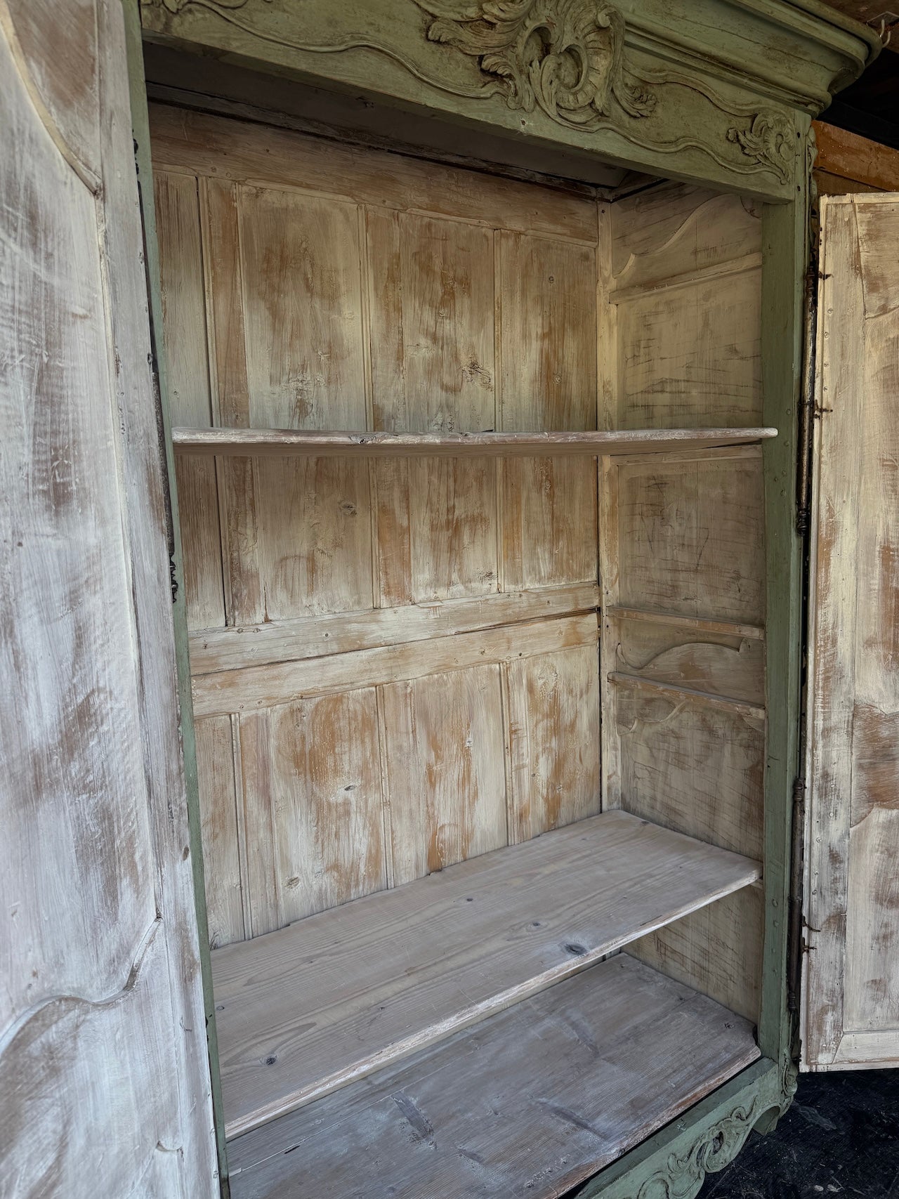 Antique French Louis XV style armoire
