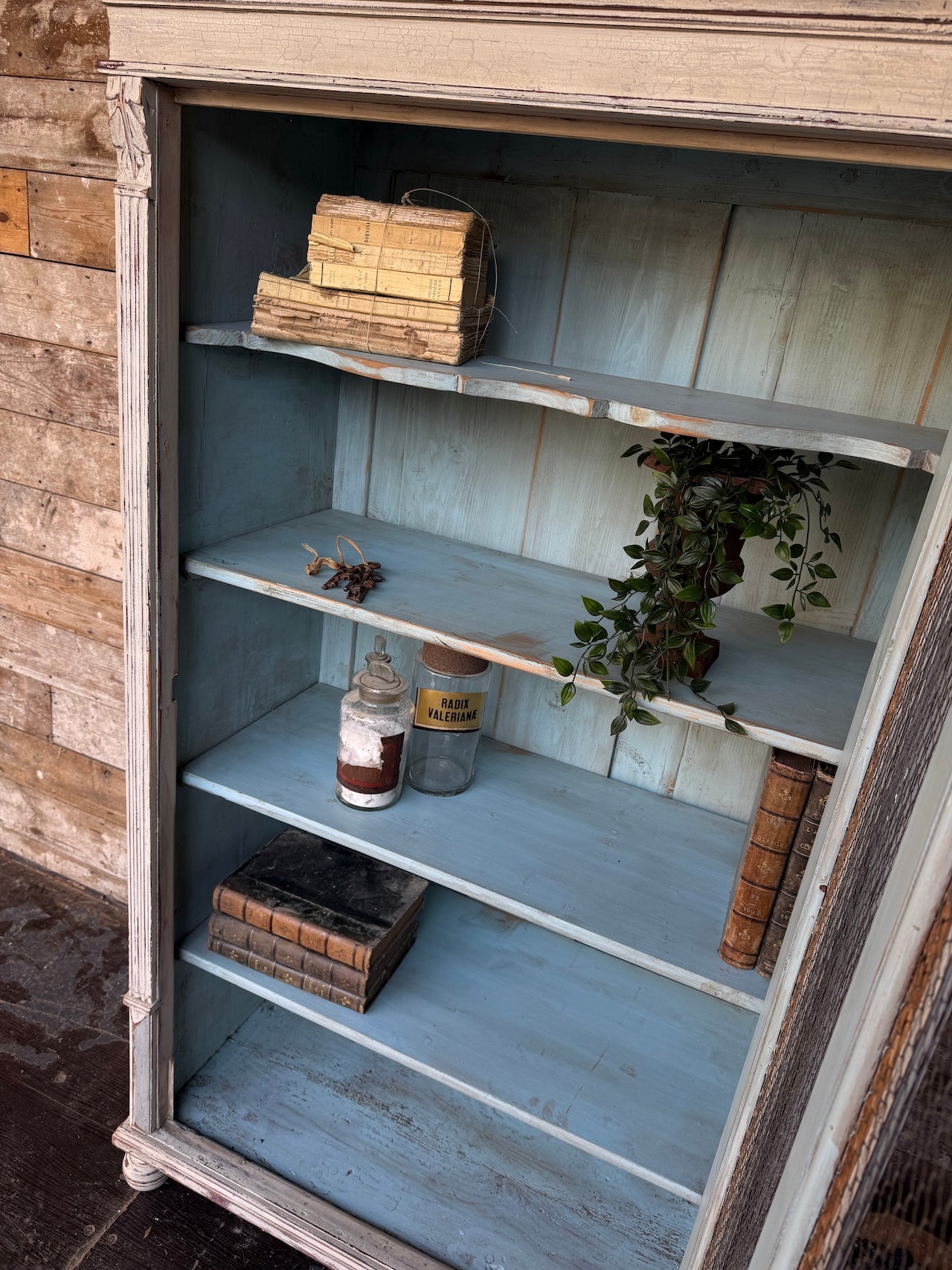 Painted Dutch armoire - rare size