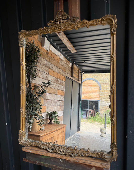 French gilt mirror