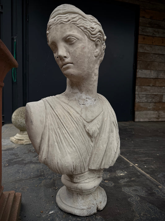 Composite stone 'Diana' bust