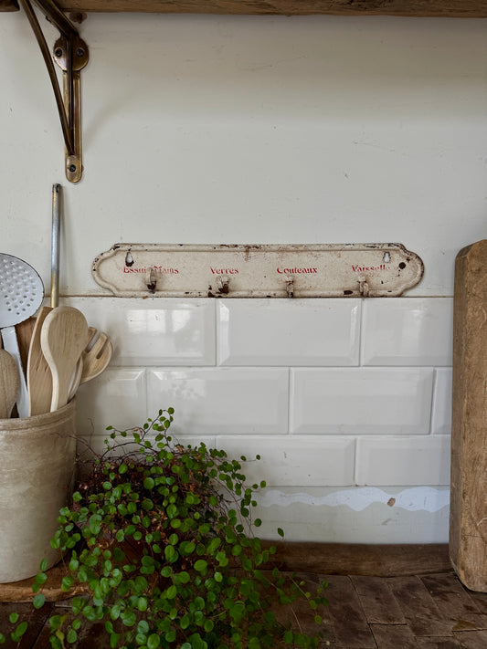 Antique French kitchen hooks
