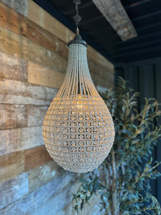 Beautiful pear shaped chandelier