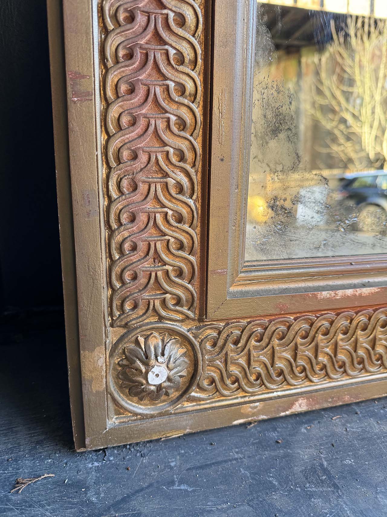 Huge French Gilt Mirror